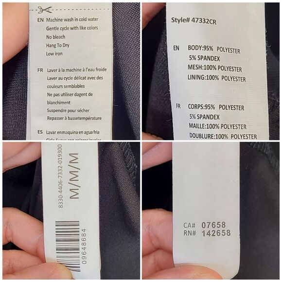 Charlotte Russe Black Long Sleeve Bodycon Sheer Cutout Mini Dress M - Picture 12 of 16